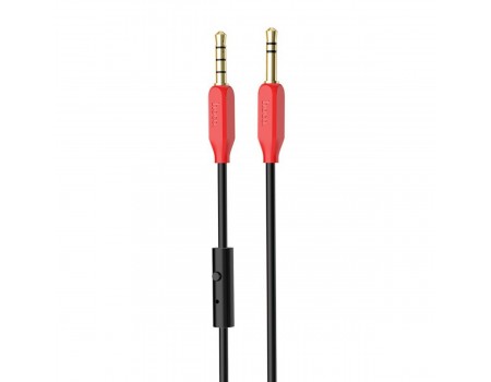 Кабель Hoco UPA12 AUX audio cable ( with mic ) Red