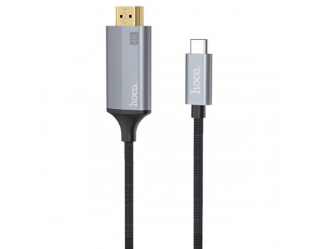 Адаптер Hoco UA13 Type-C to HDMI cable adapter Grey
