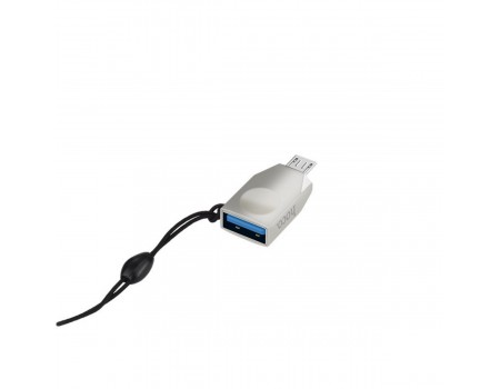 Адаптер Hoco UA10 USB Micro-USB OTG adapter Silver