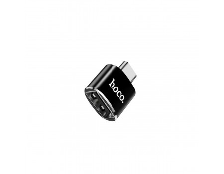 Адаптер Hoco UA5 Type-C to USB converter Black