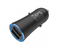 АЗП Hoco Z30A Easy route dual port car charger 2USB 3.1A Black