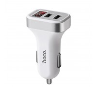 АЗП Hoco Z3 LCD car charger 2USB 3.1 A White