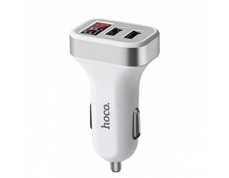 АЗП Hoco Z3 LCD car charger 2USB 3.1 A White