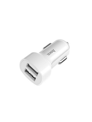 АЗП Hoco Z2A two-port car charger 2USB 2.4A White
