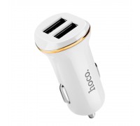 АЗП Hoco Z1 double ported Car Charger 2USB 2.1 A White