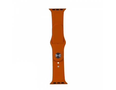 Ремешок Silicone Apple Watch 42/44/45 mm Dark Orange