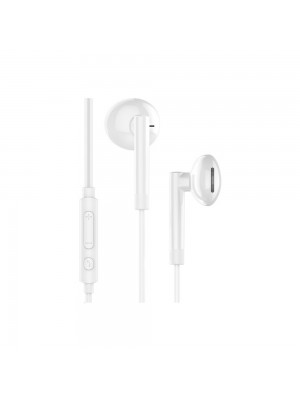 Навушники Hoco M53 Exquisite sound wired earphones with mic White