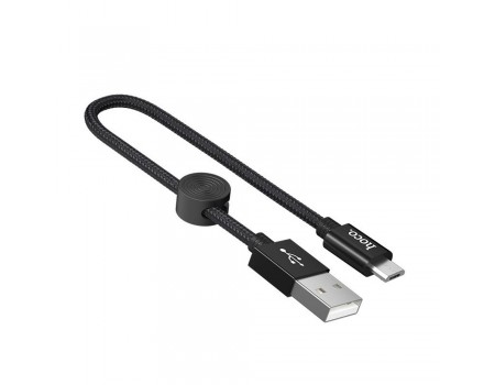 Кабель Hoco X35 Premium charging data cable for Micro (L-0.25M) Black