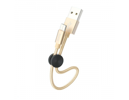 Кабель Hoco X35 Premium charging data cable for Micro (L-0.25M) Gold