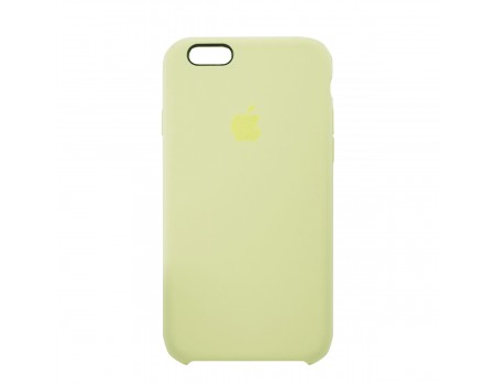 Чехол Silicone Case iPhone 6 Plus/6S Plus Copy Milk Yellow (51)