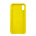 Чехол Silicone Case iPhone XS MAX Copy Light Yellow (55)