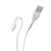 Кабель Hoco X37 Cool power charging data cable for Micro White