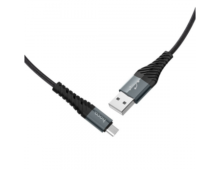 Кабель Hoco X38 Cool Charging data cable for Micro Black