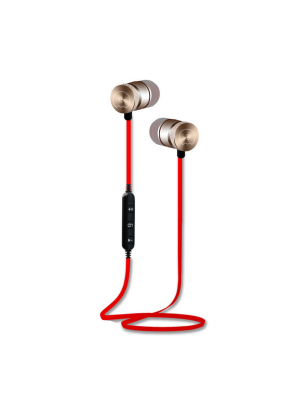 Наушники WUW R26 Sport Bluetooth headset Red