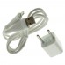 Сетевое зарядное устройство WUW T18B charger(EU) with lightning cable 2USB 2.1A White