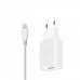 Сетевое зарядное устройство WUW T28 2.1A USB with Lightning Cable White