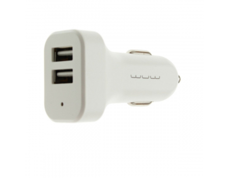 Автомобильное зарядное устройство WUW C70 Car Charger 2USB 2.1A White