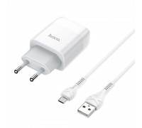 МЗП Hoco C72A Glorious single port charger set ( Microsoft ) ( EU ) White