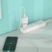 Сетевое зарядное устройство Hoco C12Q Smart QC3.0 charger set (Type-C) (EU) White