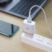 Сетевое зарядное устройство Hoco C12Q Smart QC3.0 charger set (Type-C) (EU) White