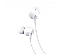 Навушники Hoco M60 Perfect sound universal earphones with mic White