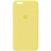 Чехол Silicone Case Full Cover iPhone 6/6S Copy Yellow (4)