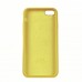 Чехол Silicone Case Full Cover iPhone 6/6S Copy Yellow (4)