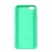 Чехол Silicone Case Full Cover iPhone 6/6S Copy Sea Blue (21)