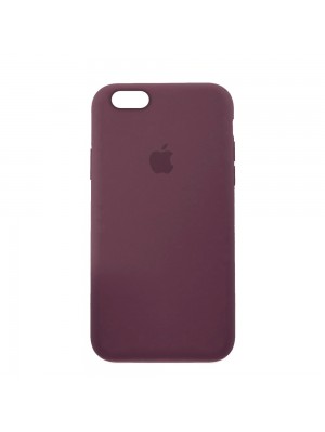 Чехол Silicone Case Full Cover iPhone 6/6S Copy Maroon (42)