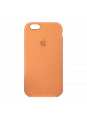 Чехол Silicone Case Full Cover iPhone 6/6S Copy Papaya (49)