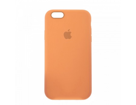 Чехол Silicone Case Full Cover iPhone 6/6S Copy Papaya (49)