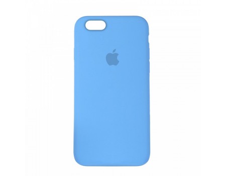 Чехол Silicone Case Full Cover iPhone 6/6S Plus Copy Blue (16)