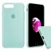 Чехол Silicone Case Full Cover iPhone 6/6S Plus Copy Turquoise (17)