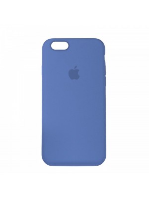 Чехол Silicone Case Full Cover iPhone 6/6S Plus Copy Azure (24)