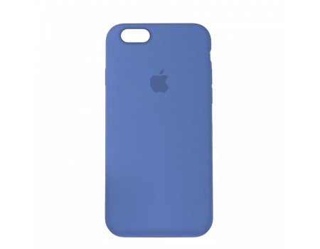 Чехол Silicone Case Full Cover iPhone 6/6S Plus Copy Azure (24)