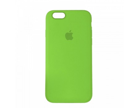 Чехол Silicone Case Full Cover iPhone 6/6S Plus Copy Green (32)