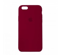 Чехол Silicone Case Full Cover iPhone 6/6S Plus Copy Rose Red (37)