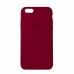 Чехол Silicone Case Full Cover iPhone 6/6S Plus Copy Rose Red (37)