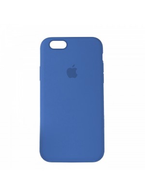 Чехол Silicone Case Full Cover iPhone 6/6S Plus Copy Denim Blue