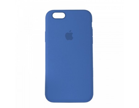 Чехол Silicone Case Full Cover iPhone 6/6S Plus Copy Denim Blue