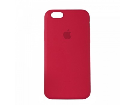 Чехол Silicone Case Full Cover iPhone 6/6S Plus Copy Red Mold Color