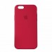 Чехол Silicone Case Full Cover iPhone 6/6S Plus Copy Red Mold Color