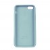 Чехол Silicone Case Full Cover iPhone 6/6S Plus Copy Light Blue Grey