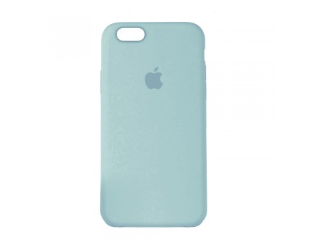 Чехол Silicone Case Full Cover iPhone 6/6S Plus Copy Light Blue Grey