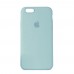 Чехол Silicone Case Full Cover iPhone 6/6S Plus Copy Light Blue Grey