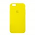 Чехол Silicone Case Full Cover iPhone 6/6S Plus Copy Canary Yellow (50)