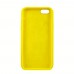 Чехол Silicone Case Full Cover iPhone 6/6S Plus Copy Canary Yellow (50)