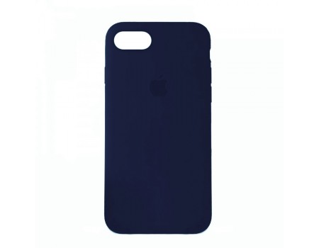 Чехол Silicone Case Full Cover iPhone 7/8 Copy Dark Blue (8)