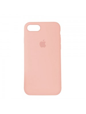 Чехол Silicone Case Full Cover iPhone 7/8 Copy Pink (12)