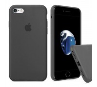 Чехол Silicone Case Full Cover iPhone 7/8 Copy Dark Grey (15)